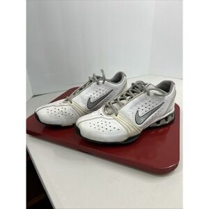 Nike Womens Reax Rockstar‎ 415355-103 White Running Shoes Sneakers Size 9